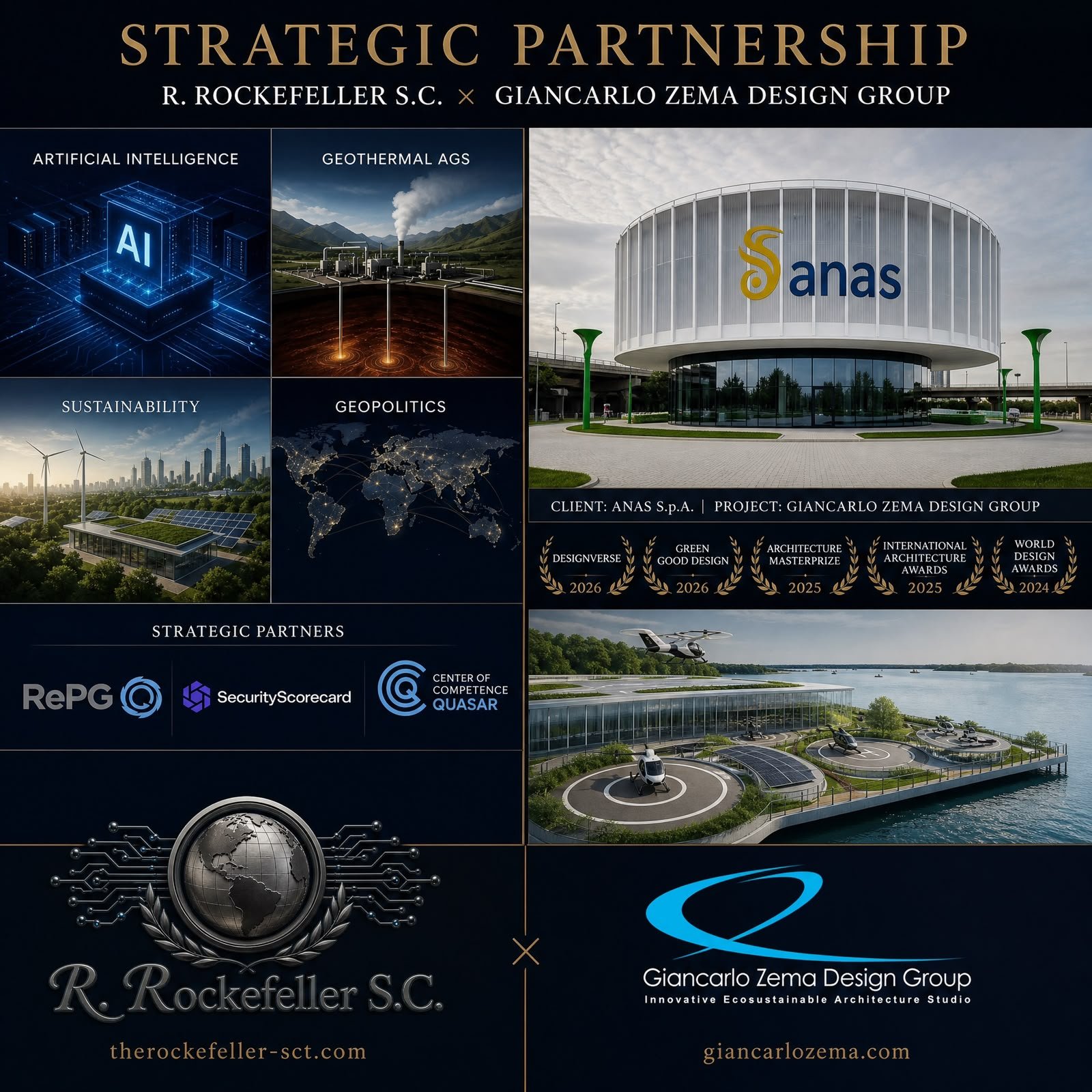 Strategic Partnership for the Future: The R.Rockefeller S.C. and Giancarlo Zema Design Group