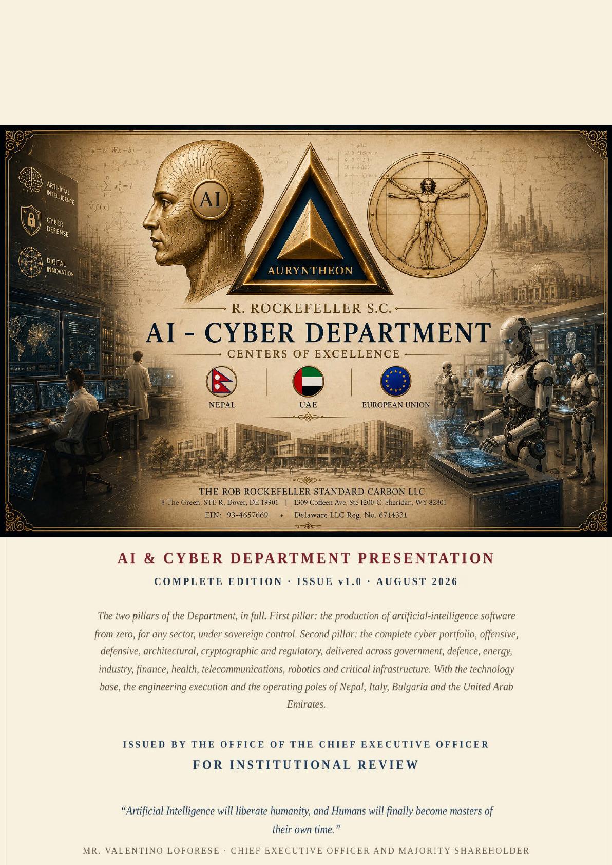 AI & Cyber Department 2026 cover