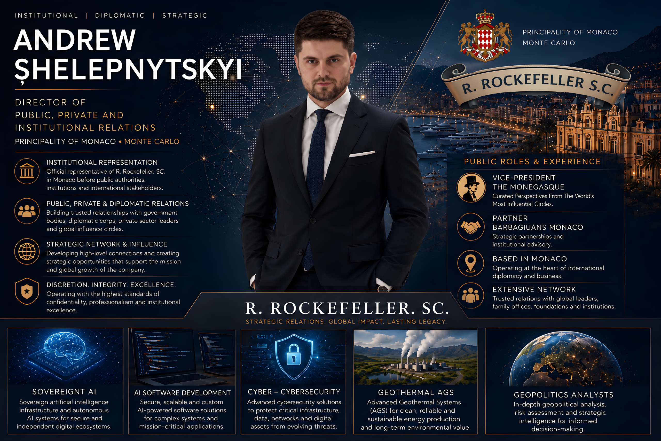 Complete original Andrew Shelepnytskyi profile from the RRSC Monte Carlo page, with roles and responsibilities